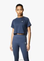 Gym King Flare Ss Tee Navy Women Clothing J2PFB438 - Image 6