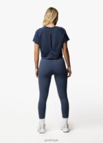 Gym King Flare Ss Tee Navy Women Clothing J2PFB438 - Image 7
