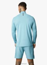 Gym King Flex Zip Funnel Blue Men Clothing J2PFB199 - Image 4