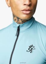 Gym King Flex Zip Funnel Blue Men Clothing J2PFB199 - Image 9