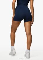 Gym King Formation Rib 2.0 4'' Short Oxford Blue Women Clothing J2PFB370 - Image 9