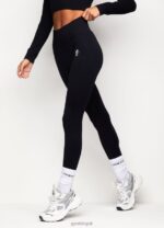 Gym King Formation Rib Legging Black Women Clothing J2PFB318