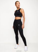 Gym King Formation Rib Legging Black Women Clothing J2PFB318 - Image 5