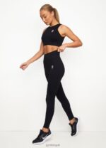 Gym King Formation Rib Legging Black Women Clothing J2PFB318 - Image 8