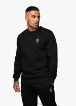 Gym King Fundamental Crew Tracksuit Black Men Clothing J2PFB240 - Image 2