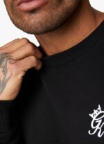 Gym King Fundamental Crew Tracksuit Black Men Clothing J2PFB240 - Image 9