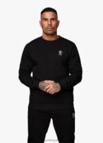 Gym King Fundamental Crew Tracksuit Black Men Clothing J2PFB240 - Image 10