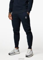 Gym King Fundamental Crew Tracksuit Navy Men Clothing J2PFB242 - Image 2