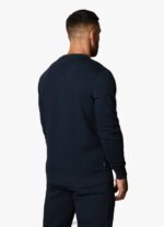Gym King Fundamental Fleece Crew Navy Men Clothing J2PFB202 - Image 2