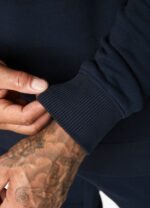 Gym King Fundamental Fleece Crew Navy Men Clothing J2PFB202 - Image 4
