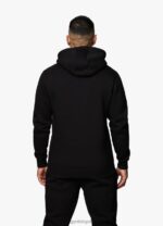 Gym King Fundamental Fleece Hood Black Men Clothing J2PFB158 - Image 2