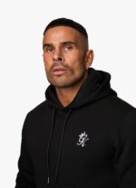 Gym King Fundamental Fleece Hood Black Men Clothing J2PFB158 - Image 4