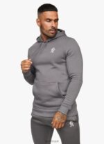 Gym King Fundamental Fleece Hood Dark Grey Men Clothing J2PFB226 - Image 5
