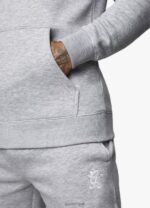 Gym King Fundamental Fleece Hood Tracksuit Grey Marl Men Clothing J2PFB244 - Image 6