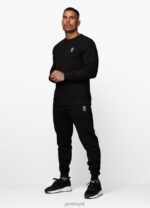 Gym King Fundamental Fleece Sweatshirt Black Men Clothing J2PFB159 - Image 4