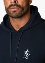 Gym King Fundamental Hood Tracksuit Navy Men Clothing J2PFB245 - Image 7