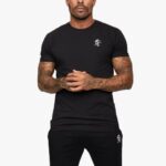 Gym King Fundamental Jersey Tee Black Men Clothing J2PFB27