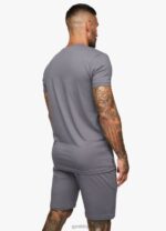 Gym King Fundamental Jersey Tee Dark Grey Men Clothing J2PFB78 - Image 3