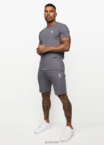 Gym King Fundamental Jersey Tee Dark Grey Men Clothing J2PFB78 - Image 5