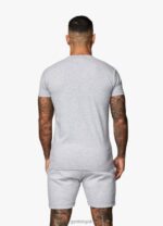 Gym King Fundamental Jersey Tee Grey Marl Men Clothing J2PFB35 - Image 3