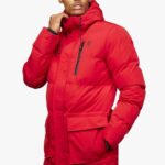 Gym King Ice Tech Puffer Red Men Clothing J2PFB307