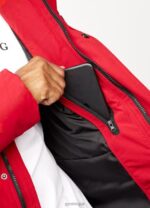 Gym King Ice Tech Puffer Red Men Clothing J2PFB307 - Image 9