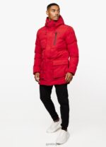 Gym King Ice Tech Puffer Red Men Clothing J2PFB307 - Image 10
