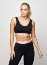 Gym King Impact Bra Black Women Clothing J2PFB553 - Image 4