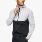 Gym King Impact Fz Hood Shadow Grey/Black Men Clothing J2PFB268