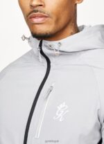 Gym King Impact Fz Hood Shadow Grey/Black Men Clothing J2PFB268 - Image 3