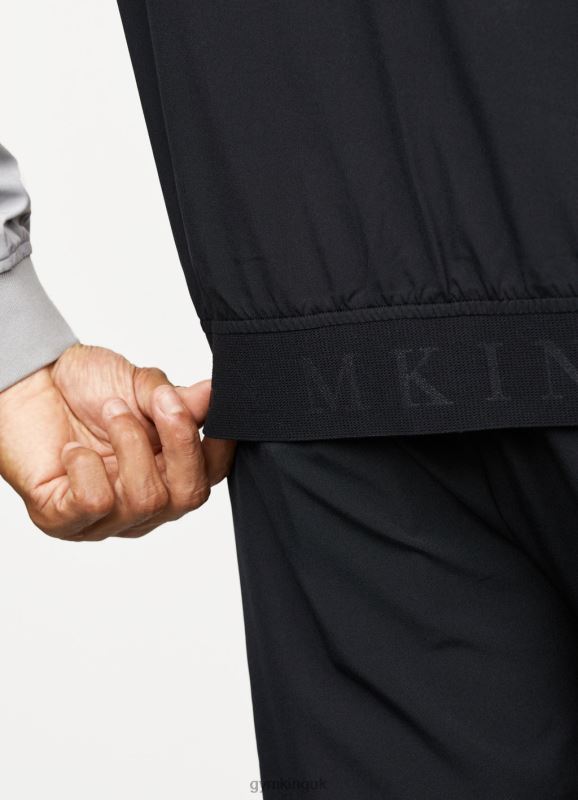 Gym King Impact Fz Hood Shadow Grey/Black Men Clothing J2PFB268 - Image 6