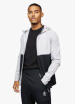 Gym King Impact Fz Hood Shadow Grey/Black Men Clothing J2PFB268 - Image 9