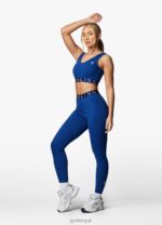 Gym King Impact Legging Galaxy Blue/Blue Steel Women Clothing J2PFB328 - Image 4