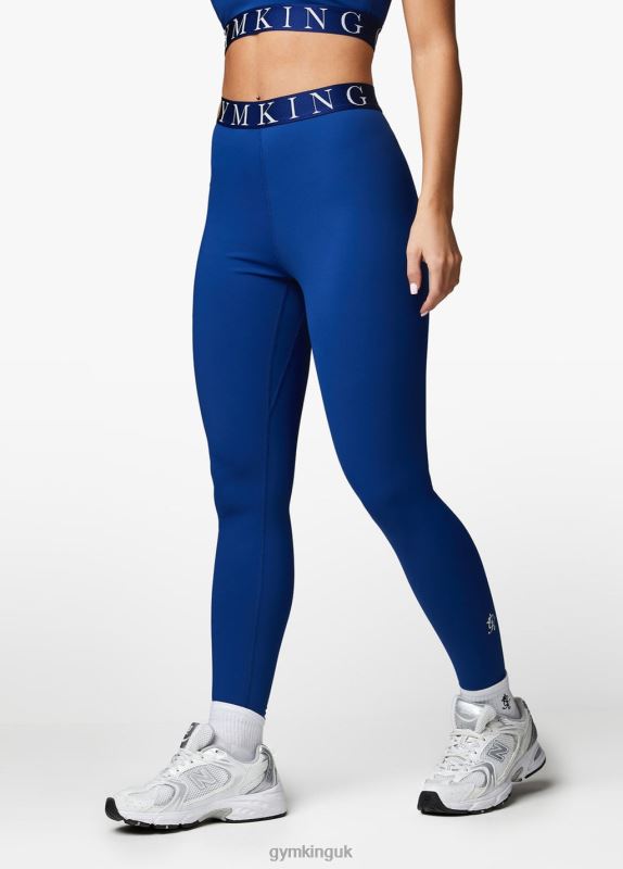 Gym King Impact Legging Galaxy Blue/Blue Steel Women Clothing J2PFB328 - Image 1