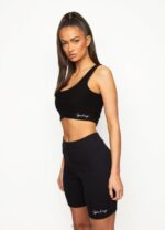 Gym King Impact Rib Cycle Short Black Women Clothing J2PFB522 - Image 2