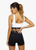 Gym King Impact Sport Bra White Women Clothing J2PFB578 - Image 2