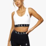 Gym King Impact Sport Bra White Women Clothing J2PFB578