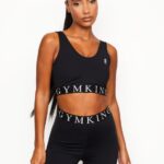 Gym King Impact Sports Bra Black Women Clothing J2PFB546