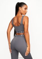 Gym King Impact Sports Bra Dark Grey Women Clothing J2PFB532 - Image 2