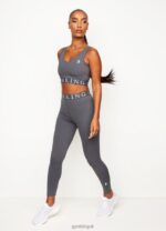 Gym King Impact Sports Bra Dark Grey Women Clothing J2PFB532 - Image 6