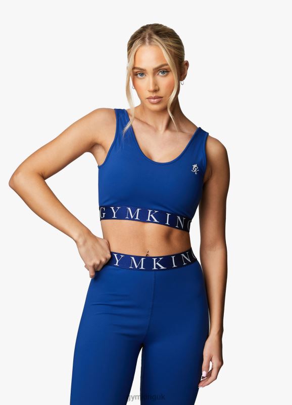 Gym King Impact Sports Bra Galaxy Blue/Blue Steel Women Clothing J2PFB529 - Image 5