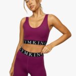 Gym King Impact Sports Bra Plum Women Clothing J2PFB551