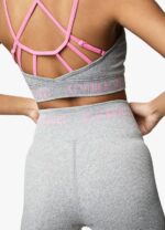 Gym King Intention 3 Inch Short Grey Marl/Cosmic Pink Women Clothing J2PFB517 - Image 6