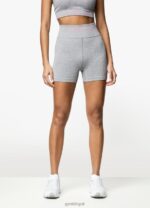 Gym King Intention 3 Inch Short Grey Marl/Cosmic Pink Women Clothing J2PFB517 - Image 7
