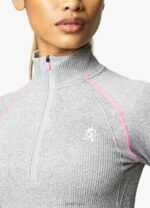 Gym King Intention Funnel Grey Marl/Cosmic Pink Women Clothing J2PFB443 - Image 3