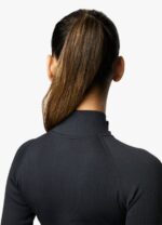 Gym King Intention Multi Rib 1/4 Funnel Black Women Clothing J2PFB437 - Image 7