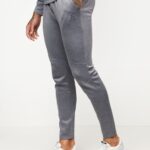 Gym King Interval Tracksuit Bottoms Mid Grey Marl Men Clothing J2PFB301