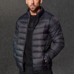 Gym King Lightweight Packaway Puffer Jacket Black Men Clothing J2PFB312