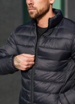 Gym King Lightweight Packaway Puffer Jacket Black Men Clothing J2PFB312 - Image 3