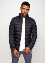 Gym King Lightweight Packaway Puffer Jacket Black Men Clothing J2PFB312 - Image 5